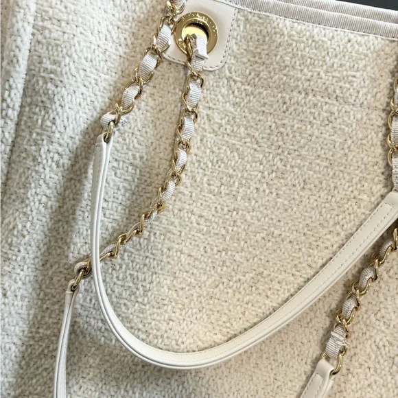 Brand New Chanel Deauville Shopping Tote Bag - Picture 7 of 10